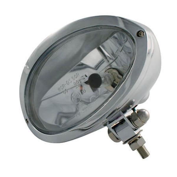 HIGHSIDER Scheinwerfer IOWA - chrom - klares Glas